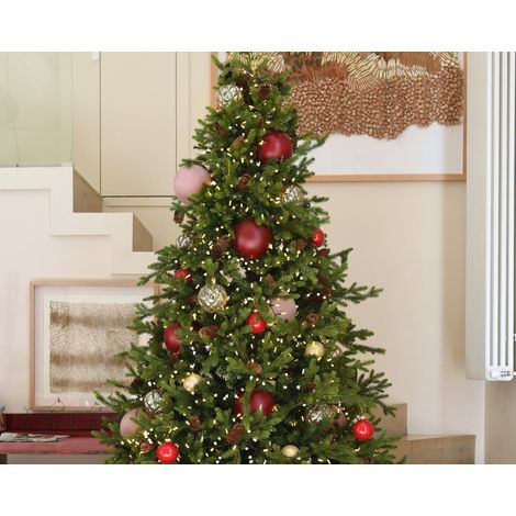 Guirlande lumineuse de Noël LED cylindre diamant blanc pur 8 m (1/3)