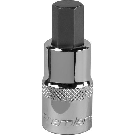 Sealey SBH023 Premier Hex Socket Bit 1/2"Sq Drive 12mm