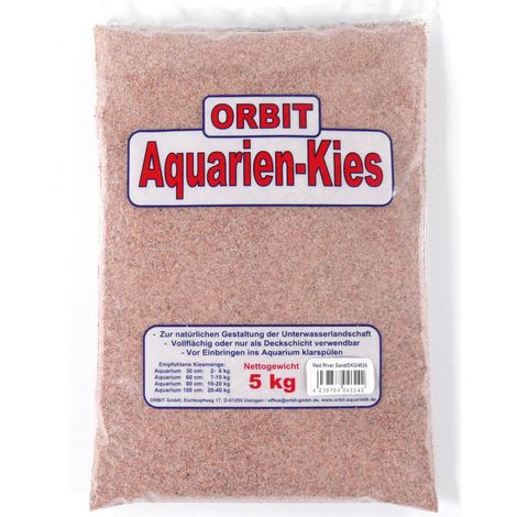 Orbit Aquarien Sand Red River rosa-weiß 5 kg (1/3)