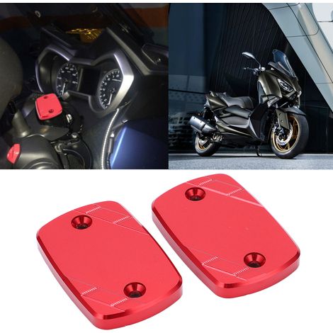 Cache de pompe de frein avant pour moto YAMAHA XMAX 125 250 300 400 (Rouge) (1/5)