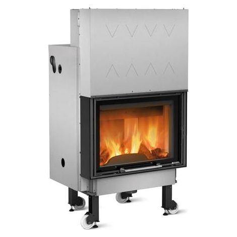 Nordica – Insert à bois hydraulique 20.5 kW – Volume de chauffe 587 m³ – Rendement 85.5 % – Prise directe air externe – Système CGC (1/3)