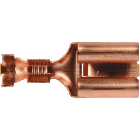 Conector plano hembra con bloqueo de 4-6 mm² 9,5 x 1,2 mm