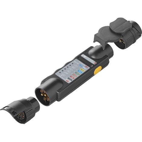 Set di tester per prese a 7 poli 12V con 2 adattatori
