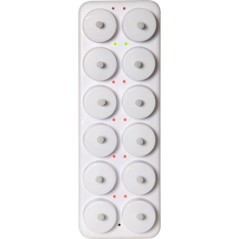 LED Teelichter Charge mit Ladestation 12er Set USB warmweiß (1/5)