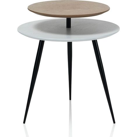 "Tavolino BLOSSOM in metallo e legno"