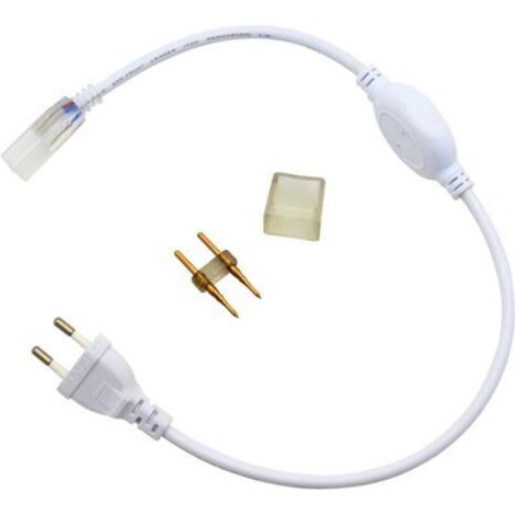 Alimentatore, trasformatore per striscia LED 5050, tubo luminoso 220-240V, accessorio per tubo luminoso, spina europea -Crezuo