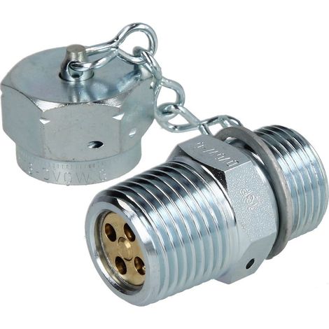 Accouplement mesure pression gaz ½’’