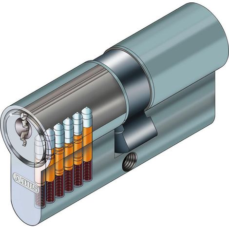 Profilzyliner E30NP 50/60 B/SB, mit 5 Schlüssel