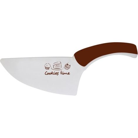 Couteau 2 en 1: patissier-pelle tarte MARRON