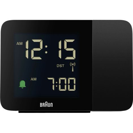 Braun BC15B-DCF Funk Wecker Schwarz