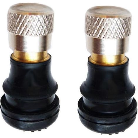 2 pneus tubeless pour roue de voiturette électrique, vélo électrique ou trottinette, sans valve (1/4)