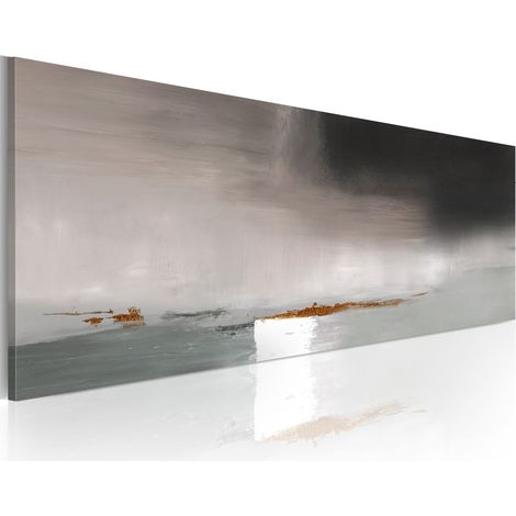 Quadro dipinto - Grigiore significativo - 100x40 (1/4)