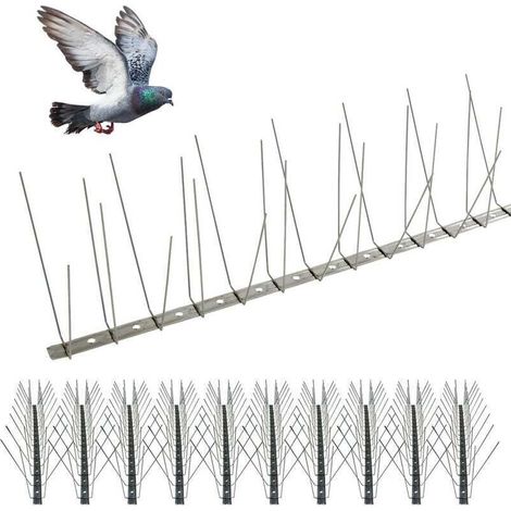 5 m Taubenabwehrspike – Flexibler Taubenabwehrspike – Edelstahlspikes – Rostfrei – Hergestellt in Frankreich