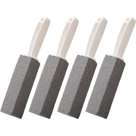 Lot de 4 brosses de toilette avec pierre ponce et manche, brosse de nettoyage pour toilettes-AquaForge (1/5)