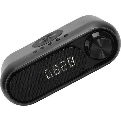 Réveil Bluetooth à chargement sans fil avec radio FM multifonction et haut-parleur de chevet pour la maison (1/5)
