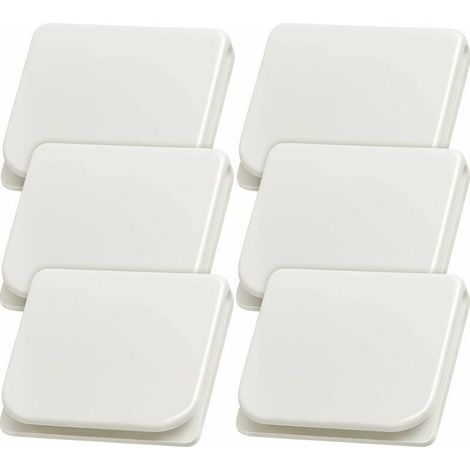 Clips de rideau de douche Clips de rideau de pulvérisation coupe-vent Clips de rideau autocollants Clips de protection de protection de douche (6 pièces)