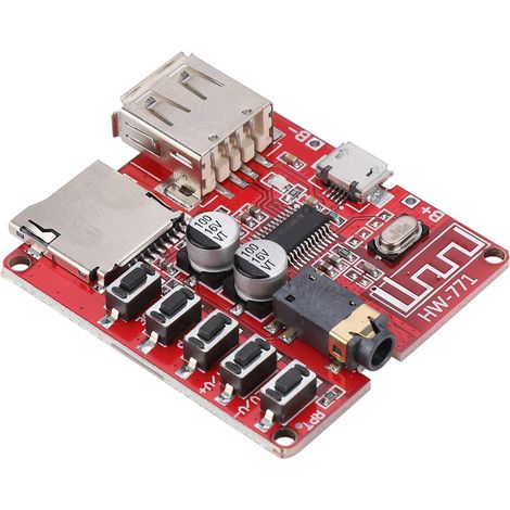 Module amplificateur de puissance, récepteur audio, carte mère de voiture, haut-parleur stéréo Bluetooth MP3 (1/5)
