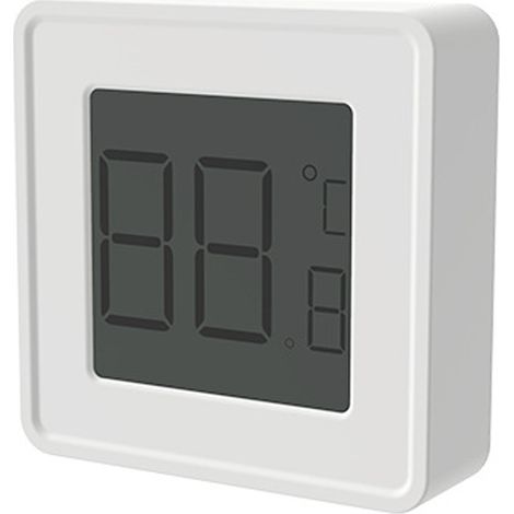 Juego de 2 termómetros-higrómetros, pantalla HD de tinta electrónica, sensor de precisión, montaje en pared o magnético, para el hogar y la oficina. (1/5)