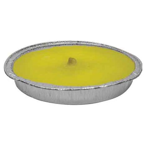 FIACCOLA ALLA CITRONELLA IN STAGNOLA Ø cm 11x2h