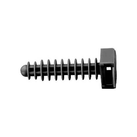Taco Negro Para Bridas 8 (Caja 100 Uds) (1/4)