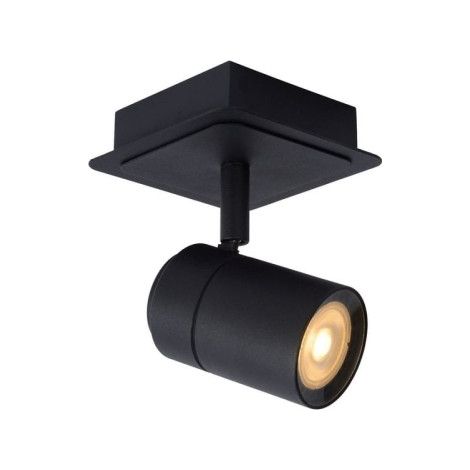 Lucide - Faretto da soffitto, in metallo, 5 W, colore: Nero
