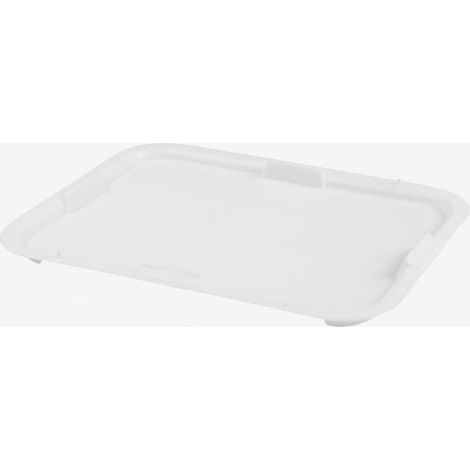 Couvercle bac à diviseuse rectangulaire 600 x 400 - 13 L - blanc - Gilac