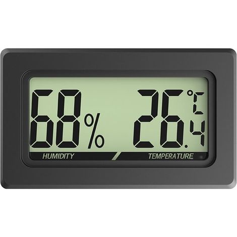 Digitales Thermometer und Hygrometer Set, 4 teilig, mit LCD Bildschirm Wetterstation Innenthermometer Digitales Thermometer und Hygrometer Misst (1/5)