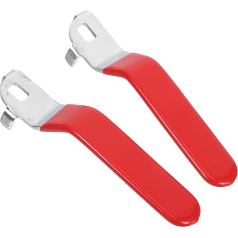 Poignée de Vanne à Bille en Métal Rouge 2 Pièces (1/5)