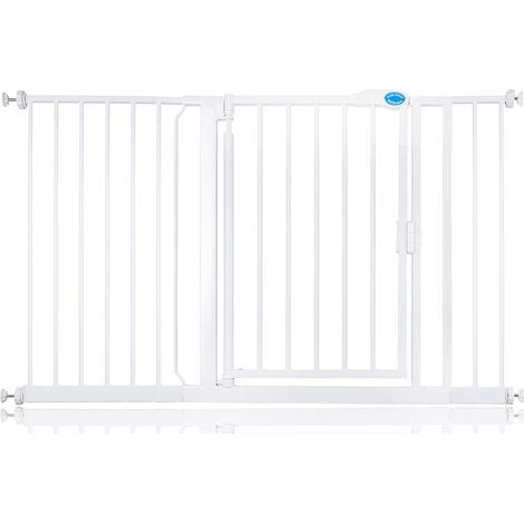 Bettacare Auto Close Stair Gate, 132.6cm - 139.6cm, White, Pressure Fit Safety Gate, Baby Gate