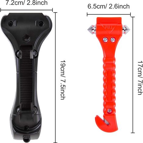 Martello di sicurezza per auto 2 in 1 con rompivetro - AquaForge (1/5)