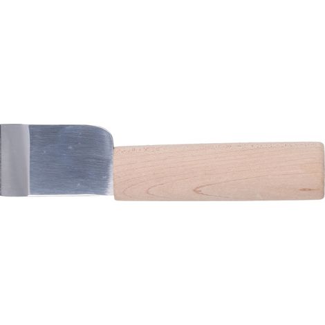 Couteau à cuir, manche en acier inoxydable durable et en bois, extrêmement tranchant, couteau de travail du cuir, adapté à la découpe du cuir et au bricolage. (1/5)