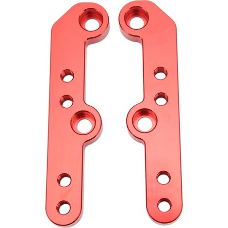 Paire de repose-pieds moto en alliage d'aluminium rouge, remplacement arrière pour Aprilia RS4 125 2011-2016, kit de 2 pièces. (1/5)