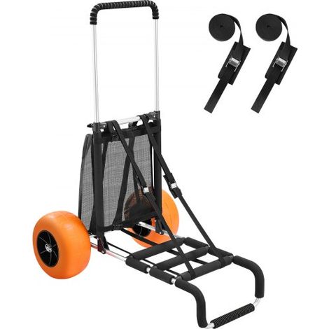 Chariot de Plage avec Grandes Roues en Mousse 30 - 5 cm (1/5)