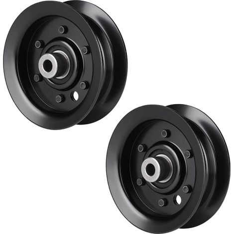 1 poulie de renvoi plate de rechange pour Exmark Toro 106-2175 132-9420 TimeCutter Z480 TimeCutter SS 5000 81,3 cm, 96,5 cm, 106,7 cm, 127 cm, 137,2 cm