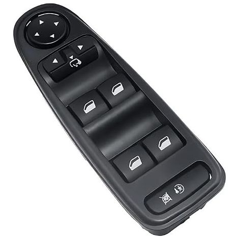 Interruptor principal de la ventanilla eléctrica delantera izquierda, botón de control del espejo retrovisor 6554.QL 96639383ZD 6554.YH Para Citroën C4 Picasso 2004-2013 (1/5)