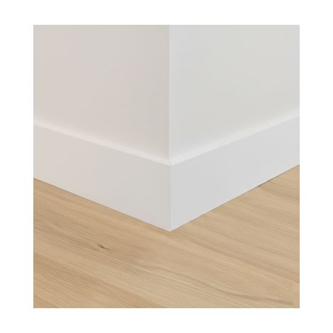 Plinthe blanche Select prête à peindre bord droit 80 mm x 2 Ml (1/2)