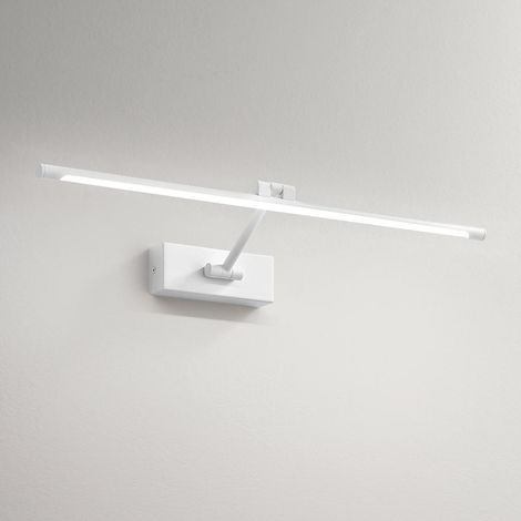 Applique Gap451C Gealuce En Métal Blanc Mat, Led 10W, 580Lm, 3000K, Lumière Indirecte, Idéale Pour L'Éclairage Intérieur - Gealuce (1/2)