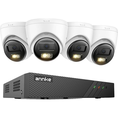Sistema de videovigilancia, resolución de 5 MP, visión nocturna, paquete de 4 cámaras I51HJ, ninguna (1/2)