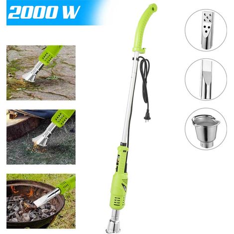 Bruciatore Erba Elettrico 2000W 230V Diserbante Termico Per Erbacce 50/600 Gradi
