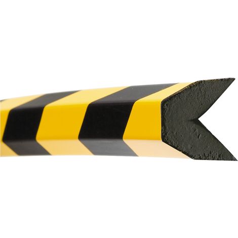 Moravia Prallschutz MORION Trapez Kantenschutz 40/40 mm Länge 1000 mm schwarz / gelb magnetisch (1/5)