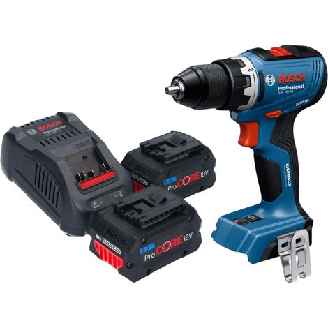 Bosch GSR 18V-65 Professional Perceuse-visseuse sans fil 18 V 63 Nm Brushless + 2x batterie ProCORE 5,5 Ah + chargeur