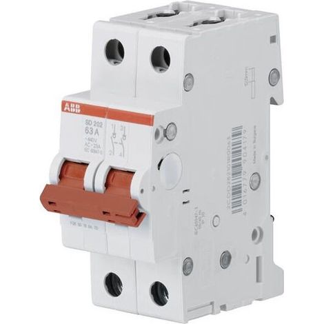 Interrupteur sectionneur SD202/32 2P 32A 2M M990414 - Interrupteur sectionneur SD202/32 2P 32A 2M M990414 (1/5)