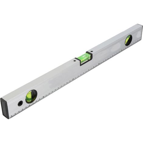 Livella a bolla magnetica in alluminio strumento per misurazione orizzontale verticale 45 ° precisione 1mm/m righello 80 cm (1/5)