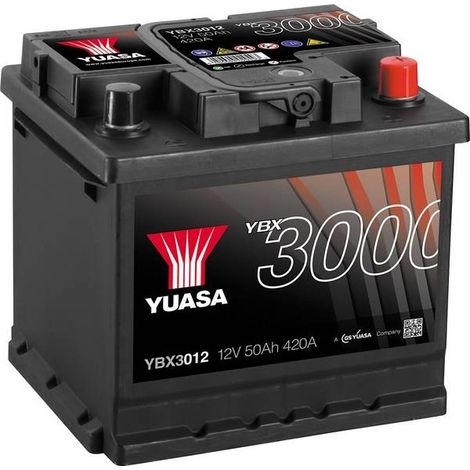 Yuasa Batteria per auto SMF YBX3012 50 Ah T1 Applicazione Celle 0