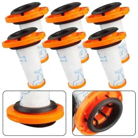 Lot de 6 filtres lavables de rechange ZR009014 pour aspirateur sans fil Rowenta X-Force Flex 12.60, 13.60, 14.80 et 16.60 (1/5)