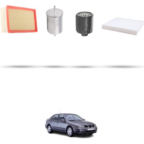 Kit tagliando 4 filtri compatibile con Seat Toledo II 1.6 16v 77kw dal 2000 (1/5)