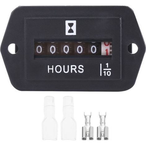 Compteur cumulatif à affichage LCD, minuterie électronique industrielle, compteur horaire
