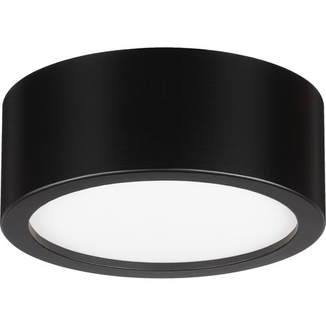L谩mpara de techo LEJA Plafon 200 NEGRO para sal贸n cocina ba帽o ESTILO (1/5)