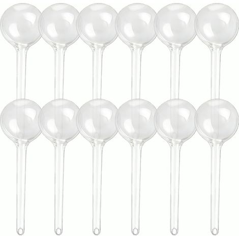 Bolas de autorriego para plantas, paquete de 12 unidades, grandes, automáticas, para interiores y exteriores, con sistema de riego de liberación lenta. (1/5)