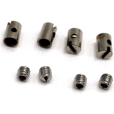 4 set di terminali per cavi senza saldatura, starter acceleratore da 5 mm per moto, scooter, tosaerba, quad -Crezuo
